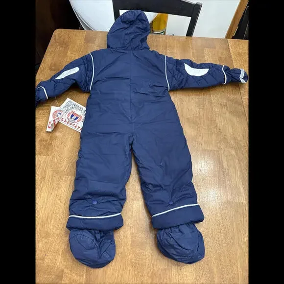 Penn state Nittany Lions Kids Toddler 24 Months 2T Lined Snowsuit Buntin…